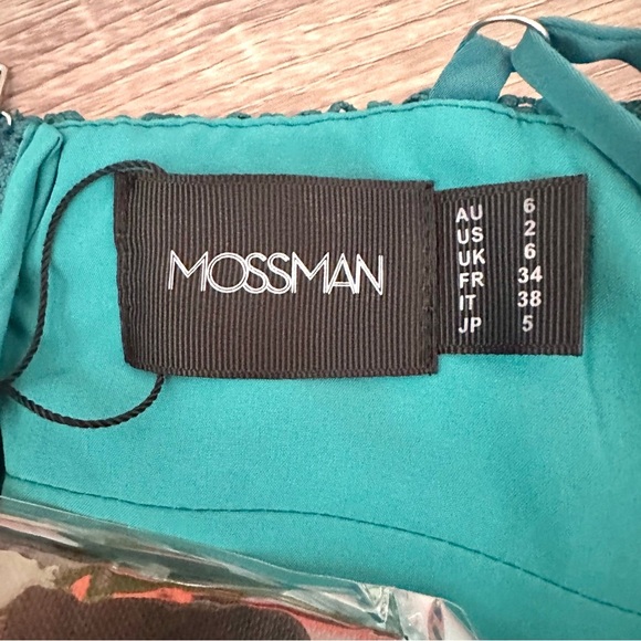 MOSSMAN *Change of Heart*  Lace Mini Dress | Jade Green |  US Size 2 | NWT - Picture 15 of 16